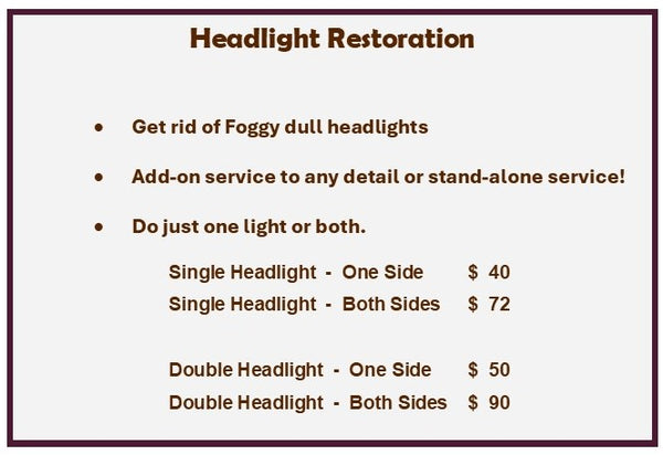 Headlight Restoration